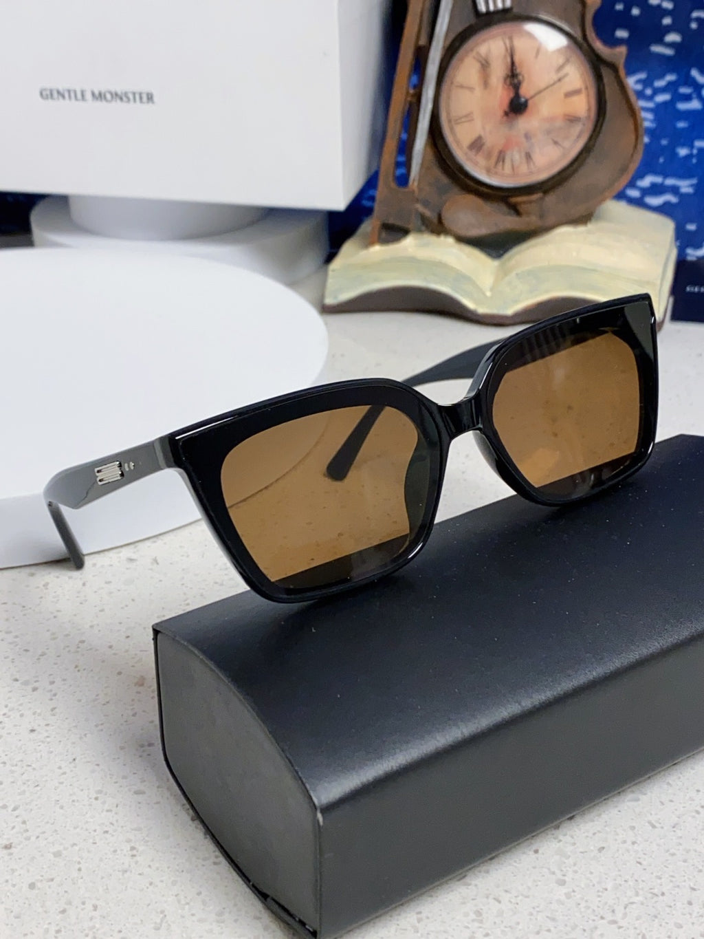 Gentle Monster MONOO Polarized Square Brown Lens Sunglasses for Men & - 432945 - detail image 10