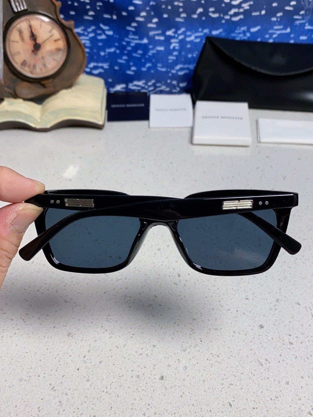Gentle Monster MONOO Polarized Square Black Lens Sunglasses for Men & - 432946 - detail image 5