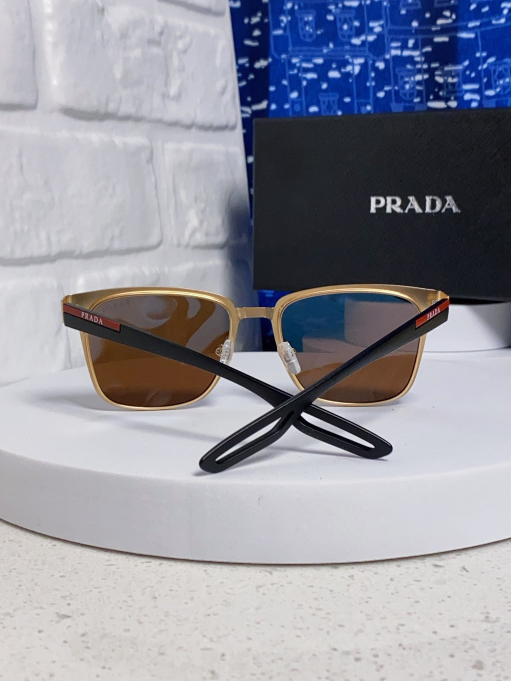 Prada Fashion Blue Lens Sunglasses for Men & Women - 432151 - detail image 3