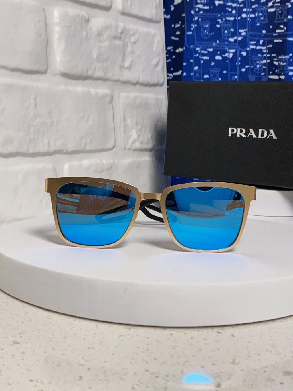Prada Fashion Blue Lens Sunglasses for Men & Women - 432151 - detail image 2