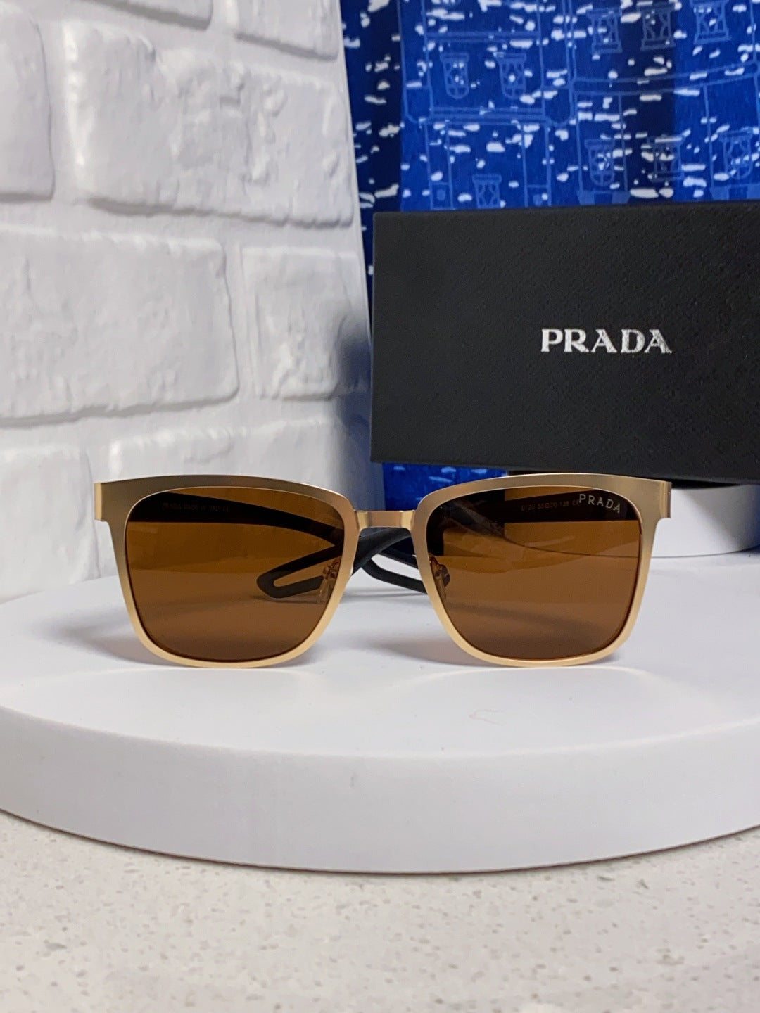 Prada Fashion Brown Lens Sunglasses for Men & Women - detail image 2