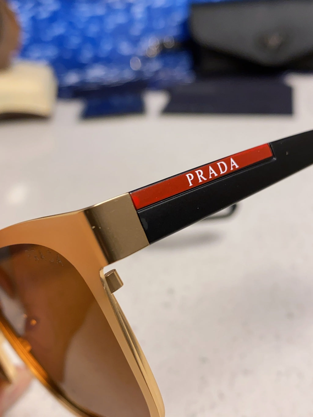 Prada Fashion Brown Lens Sunglasses for Men & Women - detail image 7
