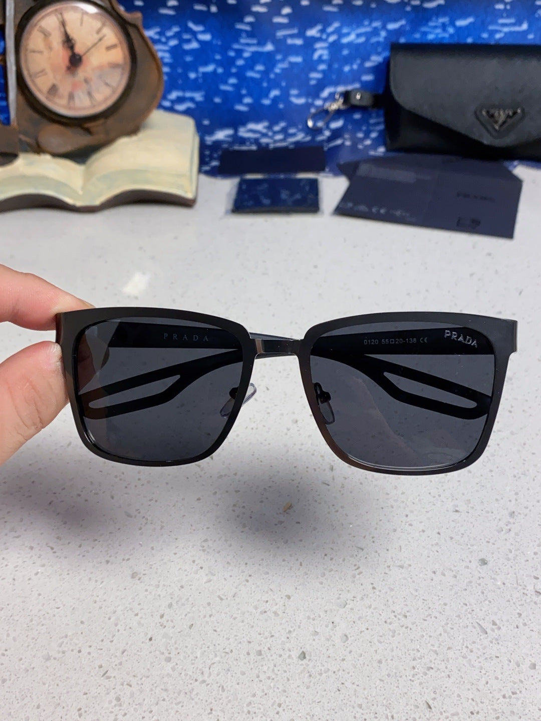 Prada Fashion Silver Lens Sunglasses for Men & Women - 487193 - detail image 4