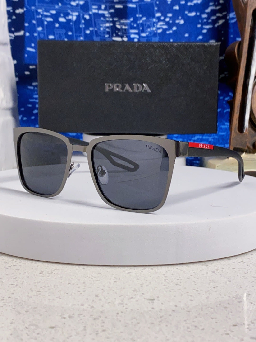 Prada Fashion Silver Lens Sunglasses for Men & Women - 487193