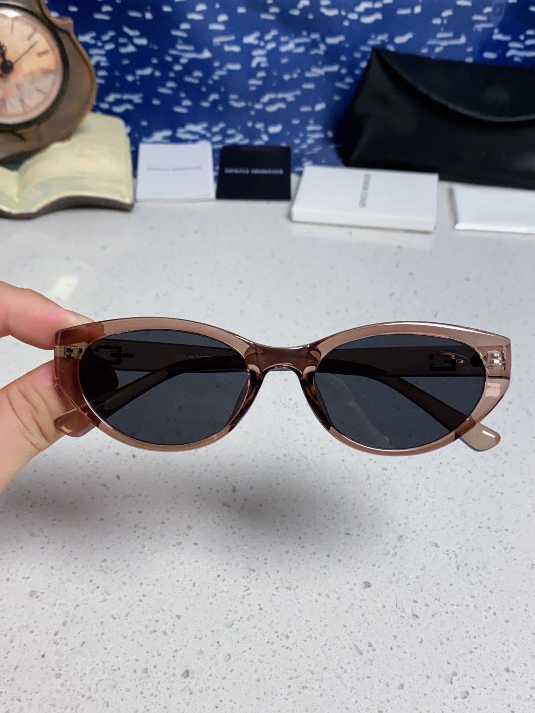 Gentle Monster TR1080 Polarized Cat-Eye Silver Lens Sunglasses for Me - 358906 - detail image 4