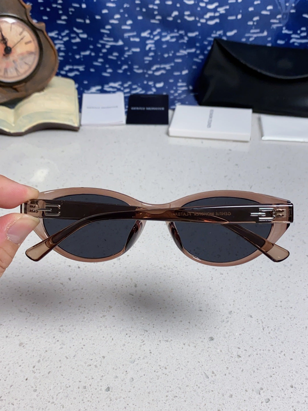 Gentle Monster TR1080 Polarized Cat-Eye Silver Lens Sunglasses for Me - 358906 - detail image 5