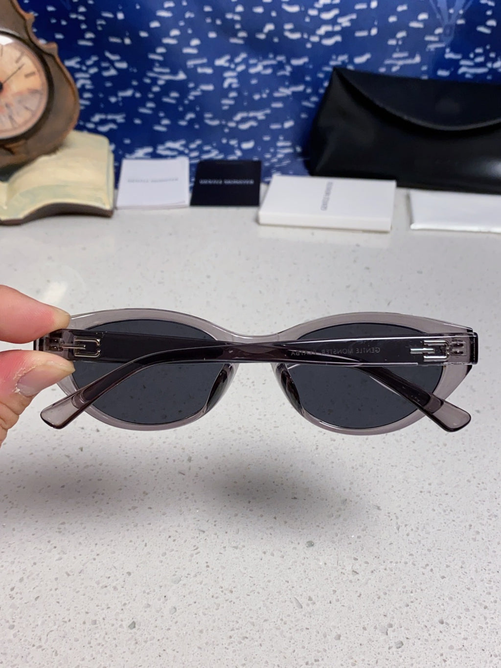 Gentle Monster TR1080 Polarized Cat-Eye Silver Lens Sunglasses for Men & Women - detail image 5