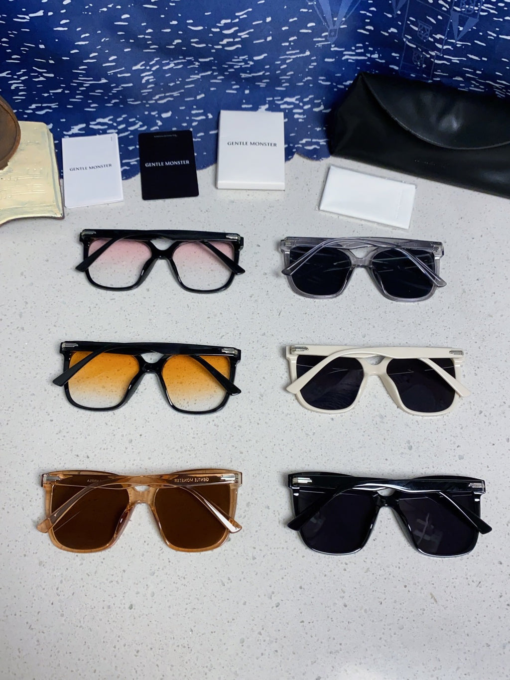 Gentle Monster LAROSA Square Brown Lens Sunglasses for Men & Women - 358882 - detail image 11
