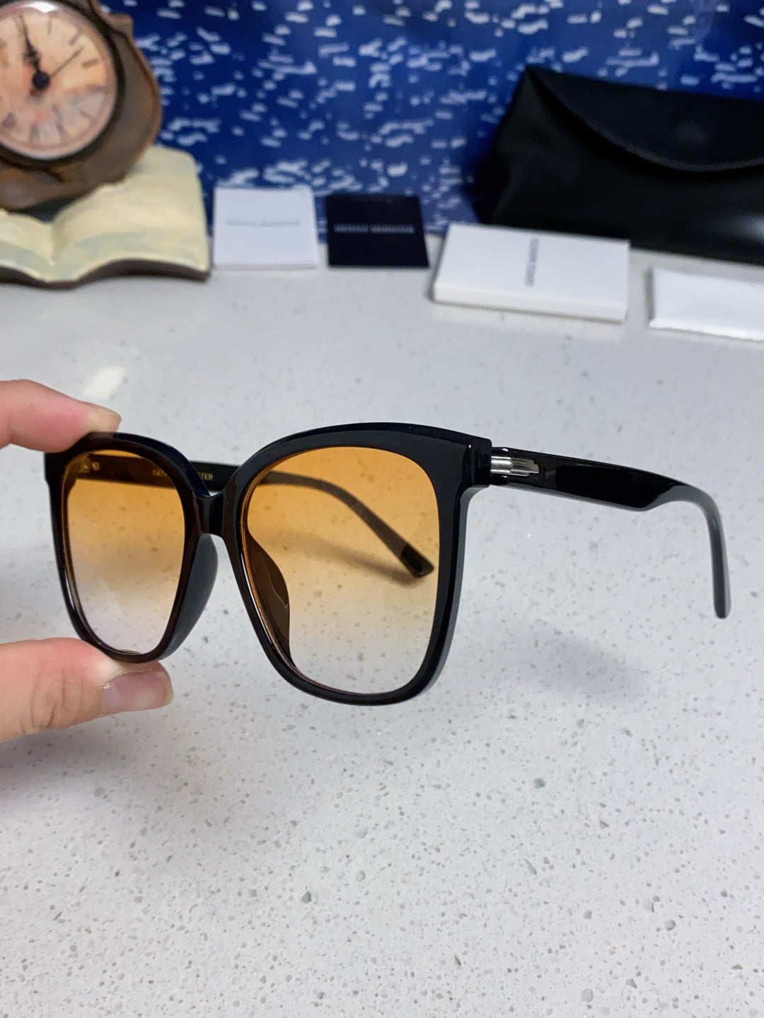 Gentle Monster LAROSA Square Black Lens Sunglasses for Men & Women - 488053 - detail image 7