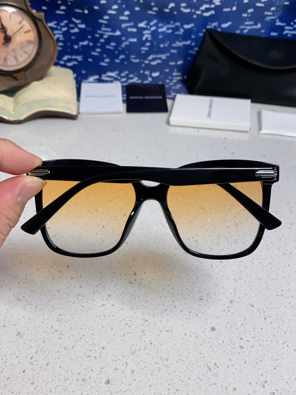 Gentle Monster LAROSA Square Black Lens Sunglasses for Men & Women - 358881 - detail image 6