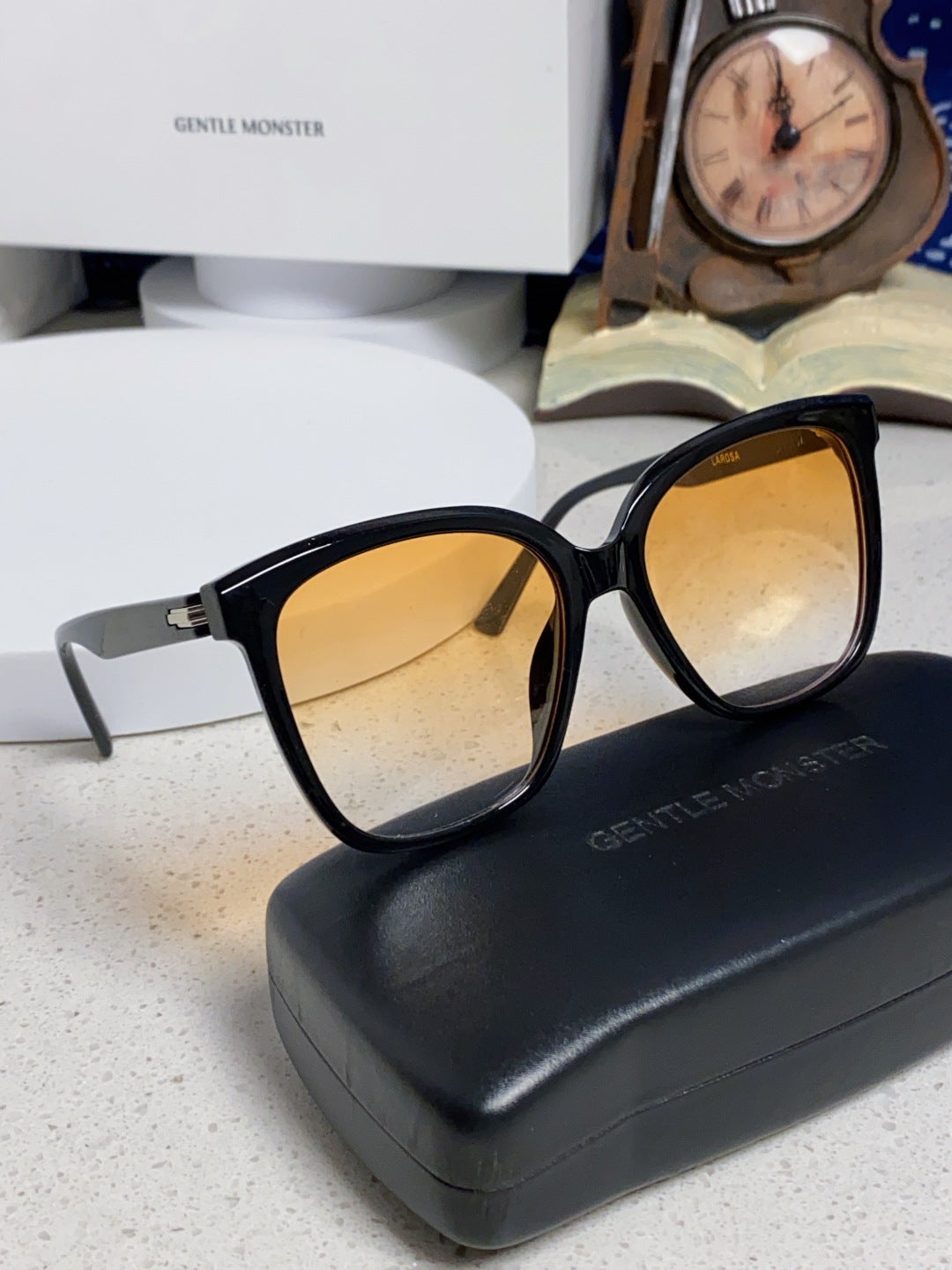 Gentle Monster LAROSA Square Black Lens Sunglasses for Men & Women - 358881 - detail image 11