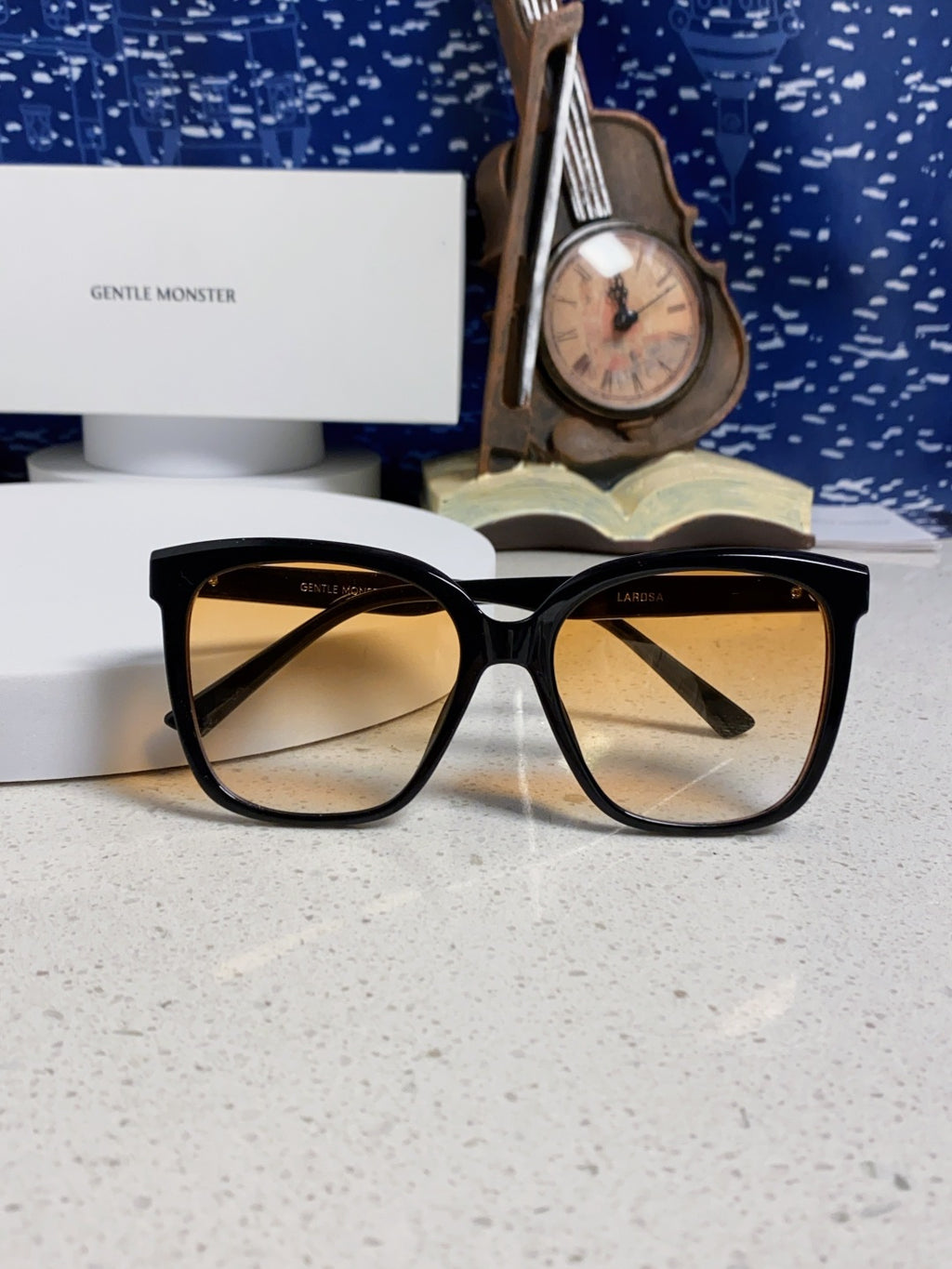 Gentle Monster LAROSA Square Black Lens Sunglasses for Men & Women - 358881 - detail image 10