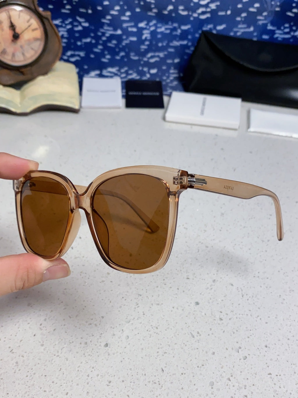 Gentle Monster LAROSA Square Brown Lens Sunglasses for Men & Women - 358882 - detail image 6