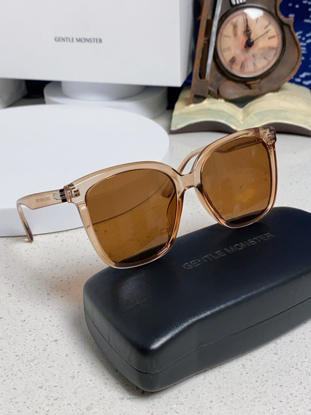 Gentle Monster LAROSA Square Brown Lens Sunglasses for Men & Women - detail image 10