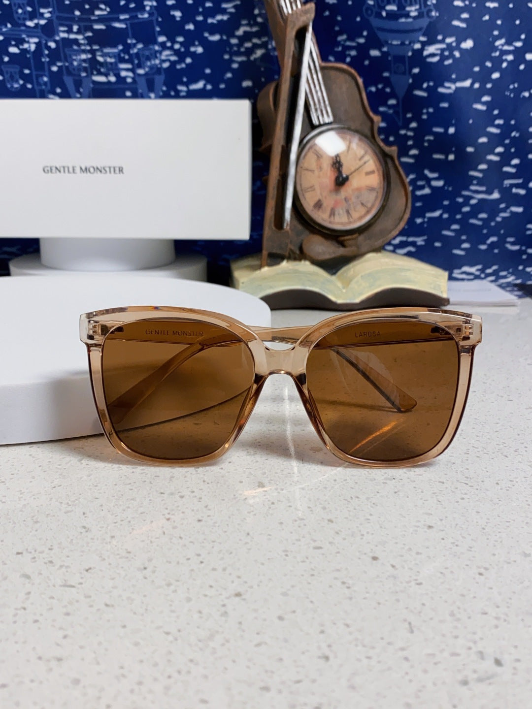 Gentle Monster LAROSA Square Brown Lens Sunglasses for Men & Women - 358882 - detail image 9