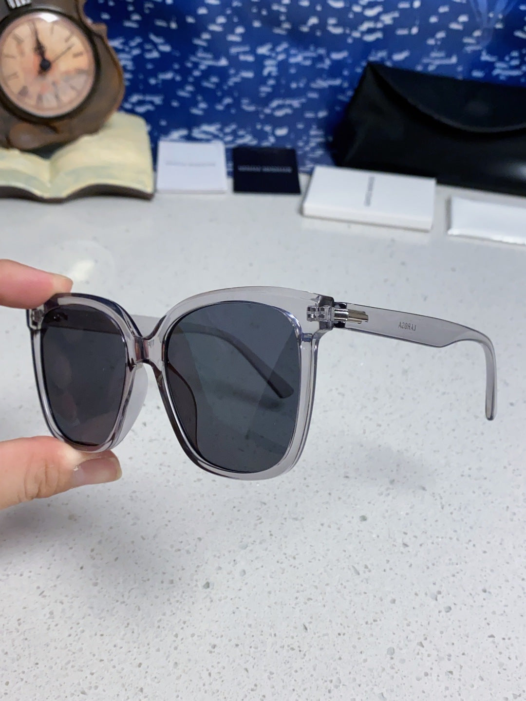 Gentle Monster LAROSA Square Black Lens Sunglasses for Men & Women - 358883 - detail image 6