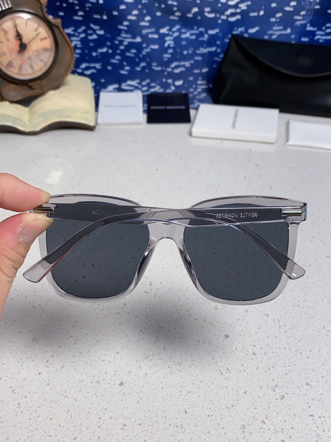 Gentle Monster LAROSA Square Black Lens Sunglasses for Men & Women - 358883 - detail image 5
