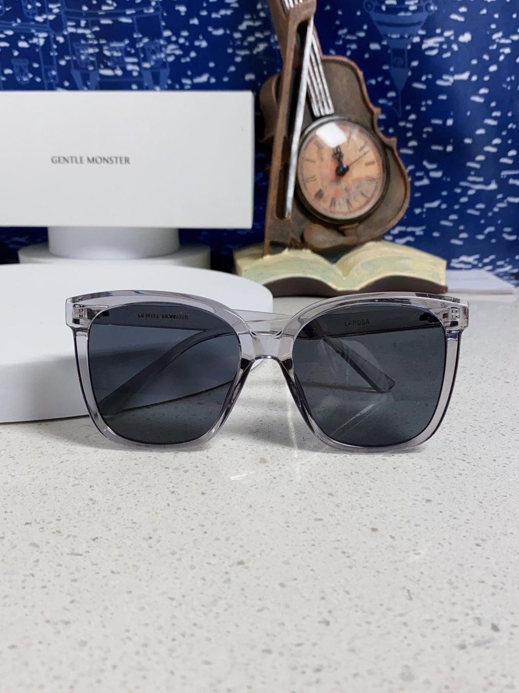Gentle Monster LAROSA Square Black Lens Sunglasses for Men & Women - 358883 - detail image 9