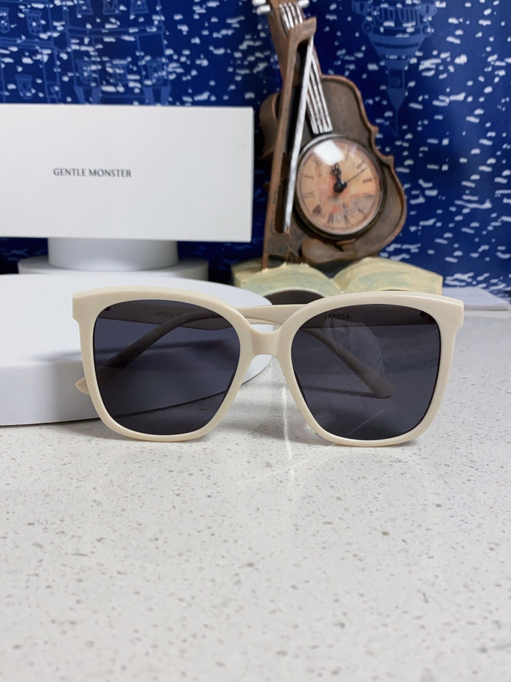 Gentle Monster LAROSA Square Blue Lens Sunglasses for Men & Women - detail image 9