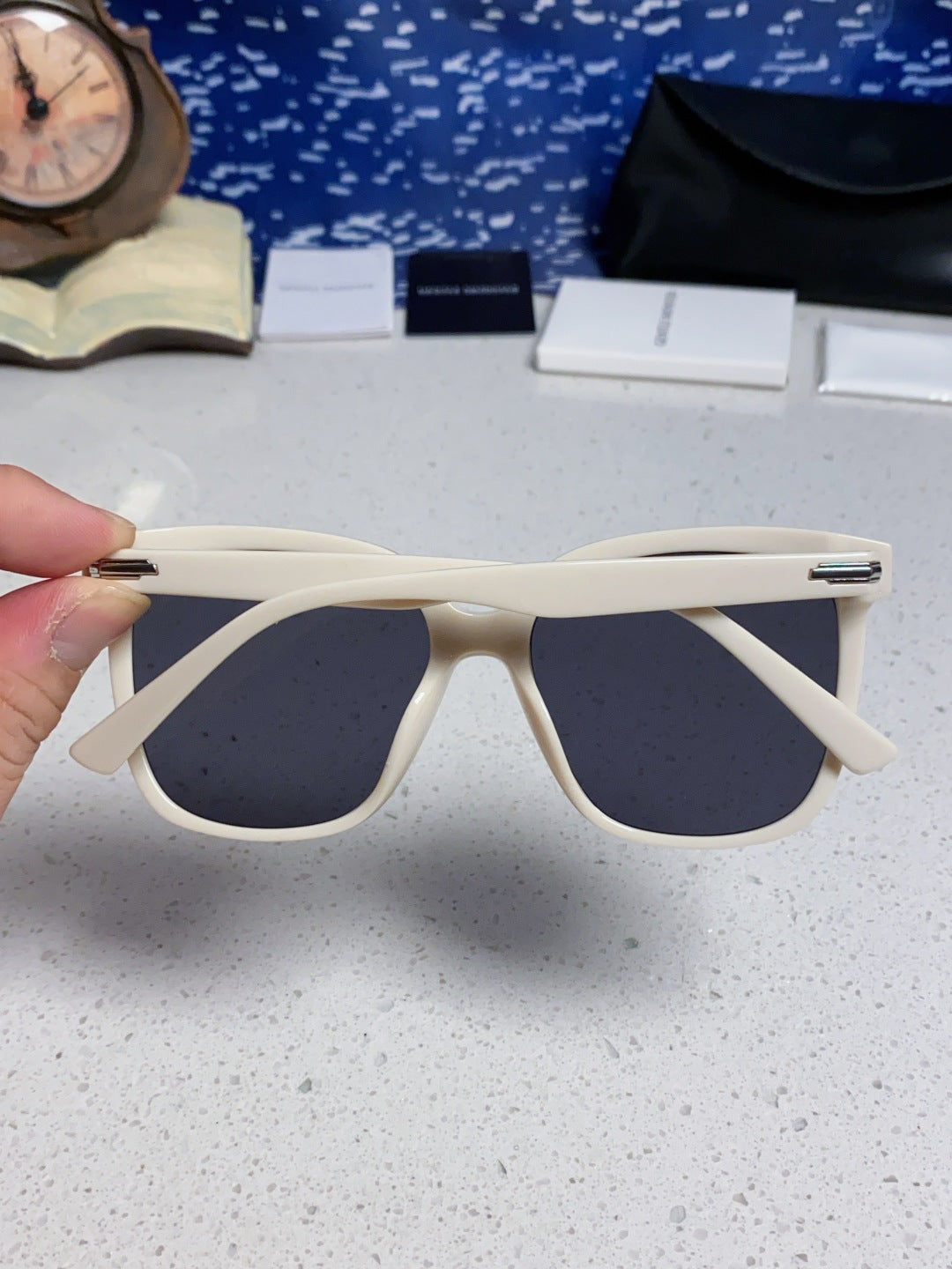 Gentle Monster LAROSA Square Blue Lens Sunglasses for Men & Women - detail image 5