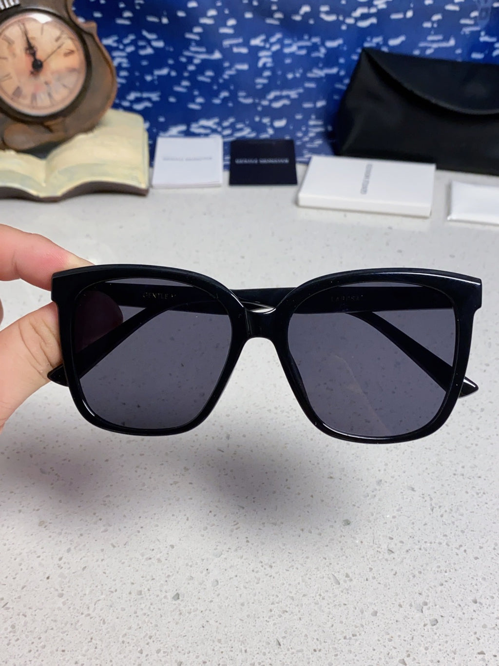 Gentle Monster LAROSA Square Black Lens Sunglasses for Men & Women - detail image 5