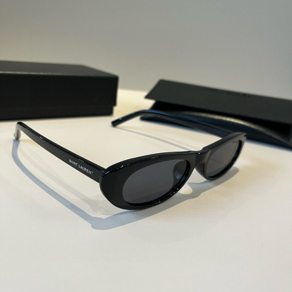 Saint Laurent Cat-Eye Blue Lens Sunglasses for Men & Women - 431913