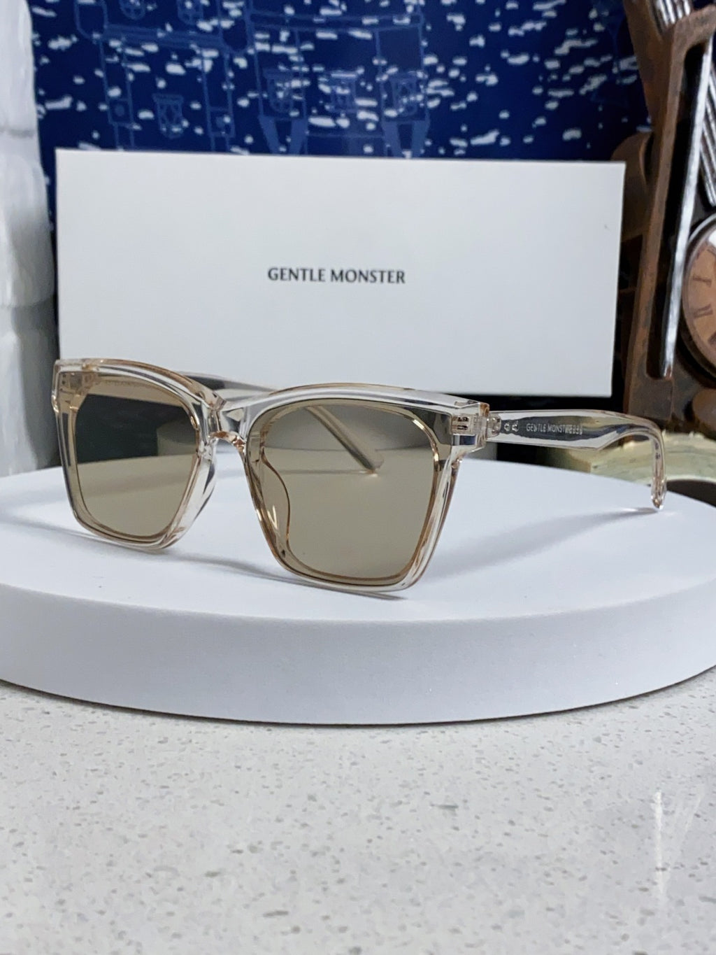 Gentle Monster GEGEN Square Silver Lens Sunglasses for Men & Women