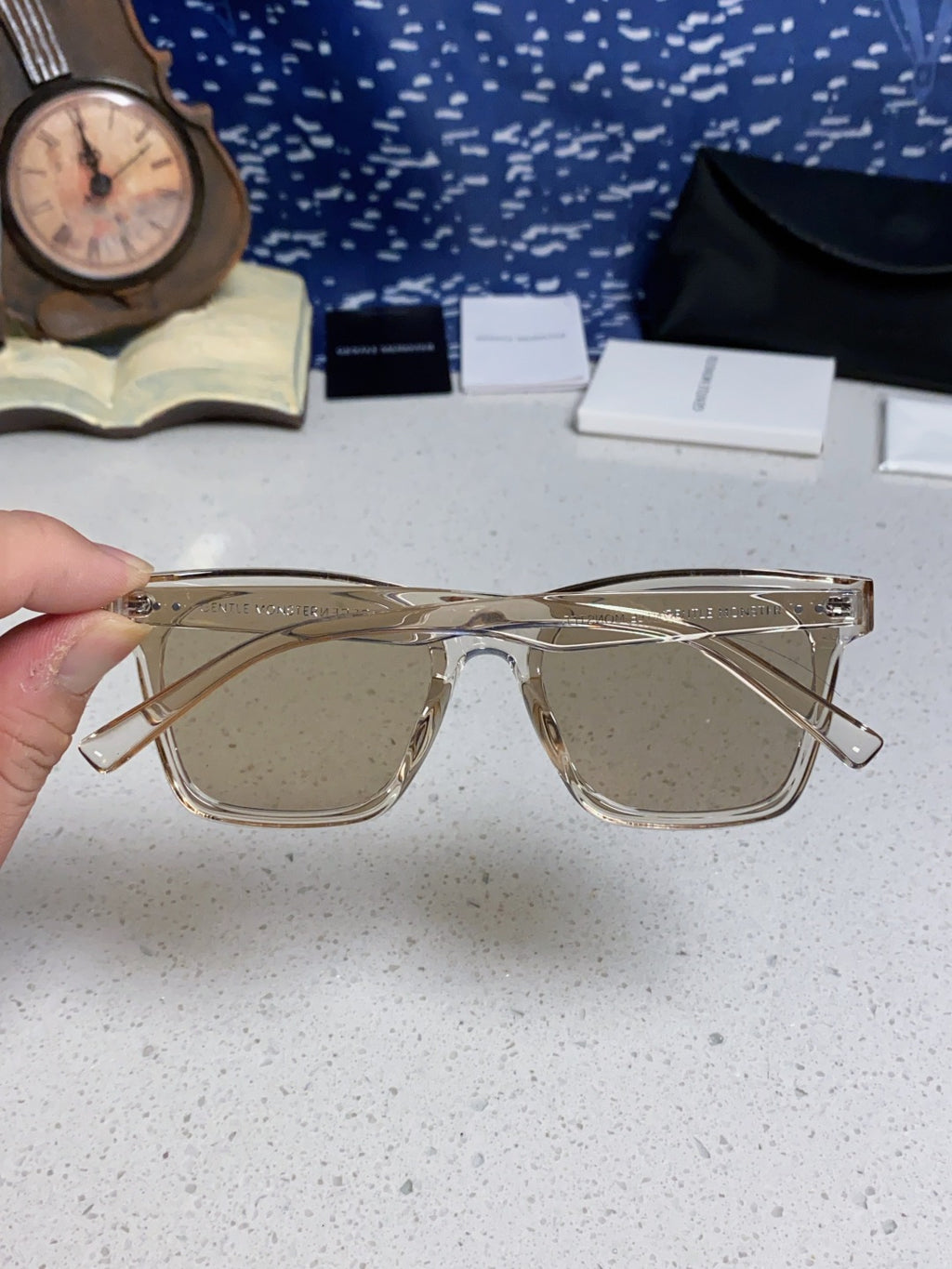 Gentle Monster GEGEN Square Silver Lens Sunglasses for Men & Women - detail image 5