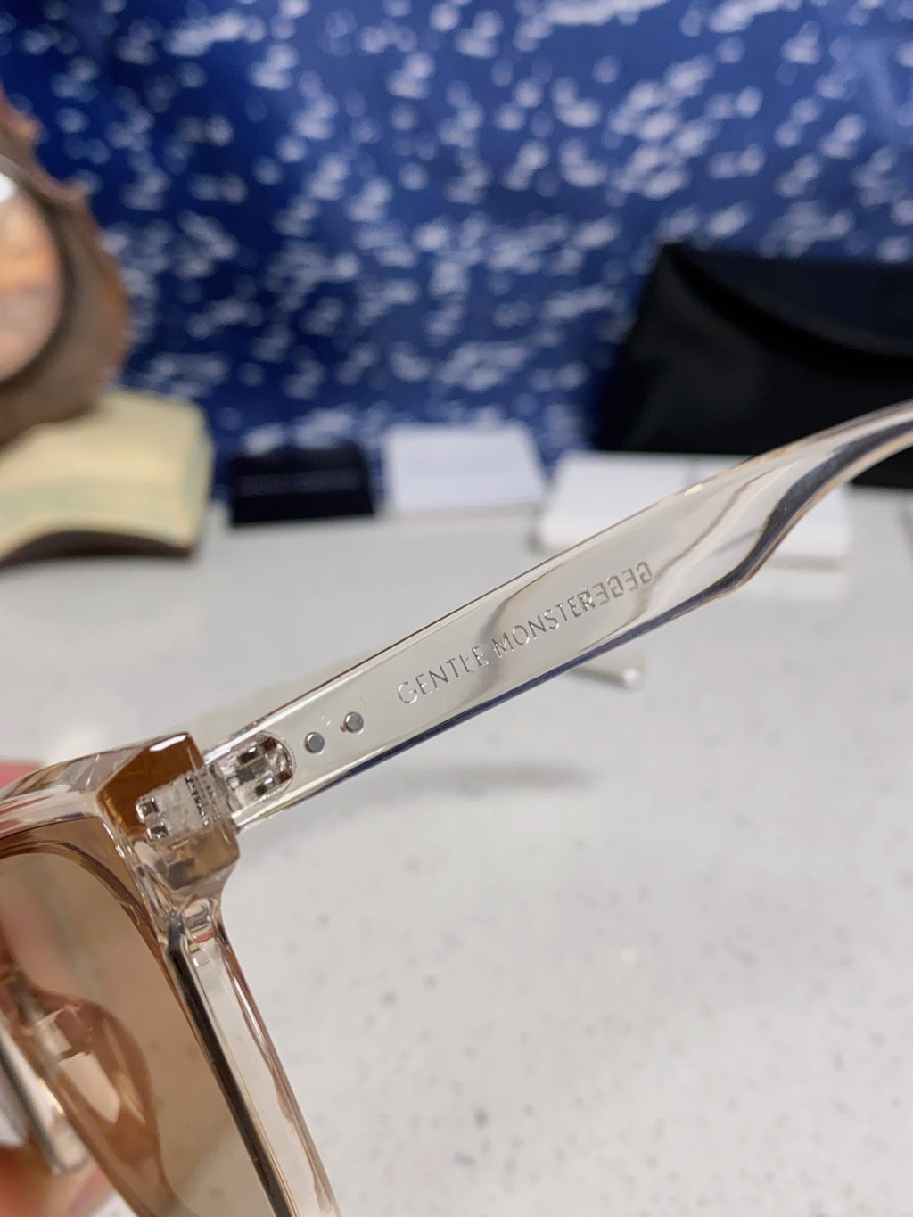 Gentle Monster GEGEN Square Silver Lens Sunglasses for Men & Women - detail image 7
