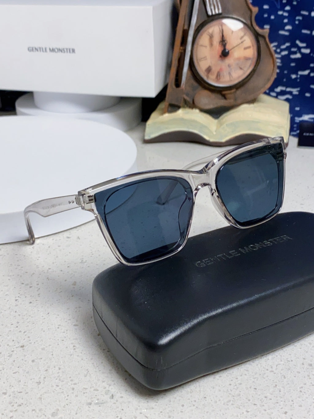 Gentle Monster GEGEN Square Blue Lens Sunglasses for Men & Women - 466380 - detail image 11