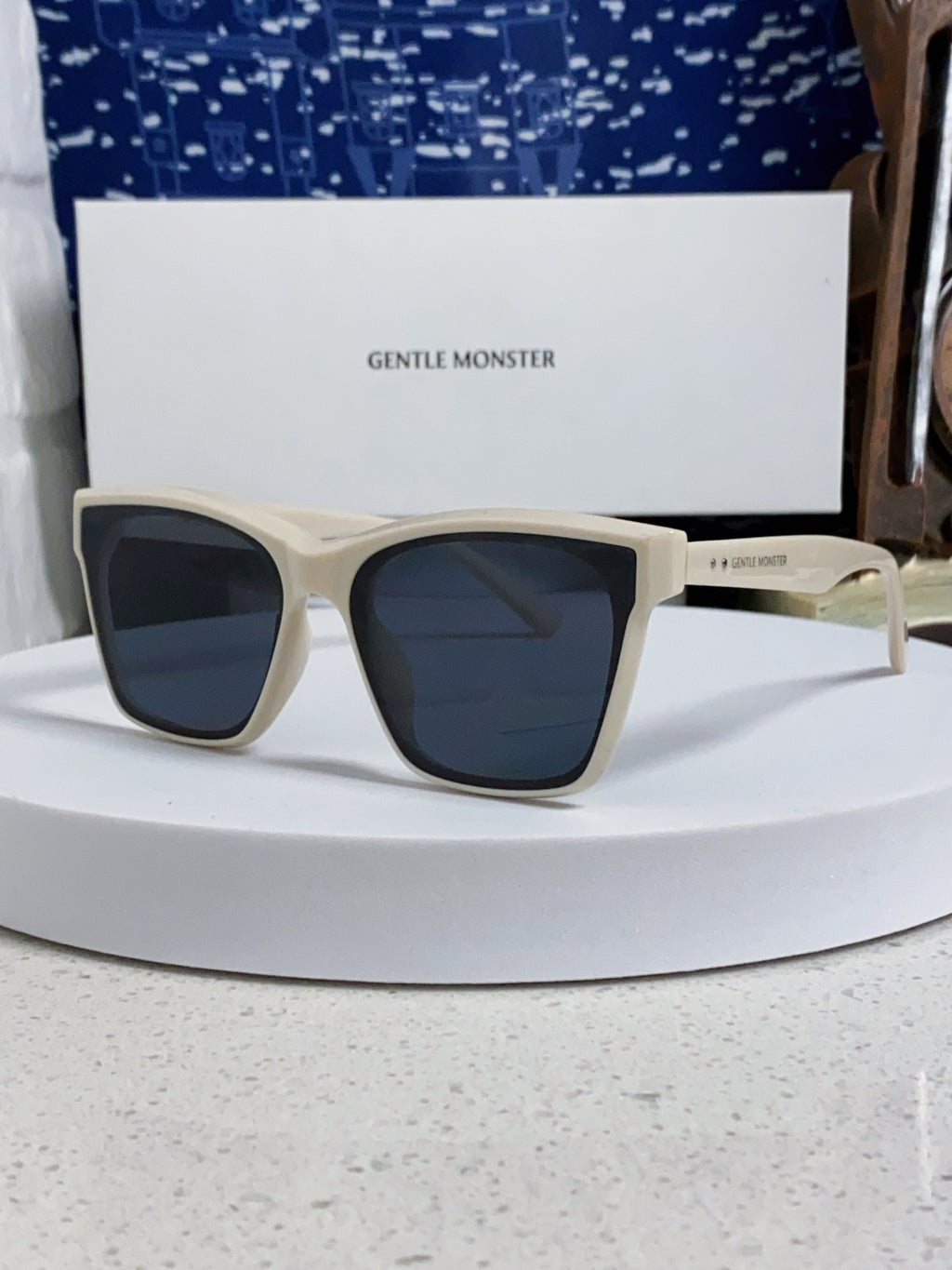 Gentle Monster GEGEN Square Blue Lens Sunglasses for Men & Women