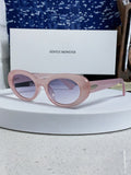 Gentle Monster Polarized Oval Silver Lens Sunglasses for Men - 466386