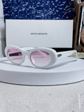 Gentle Monster Polarized Oval Silver Lens Sunglasses for Men