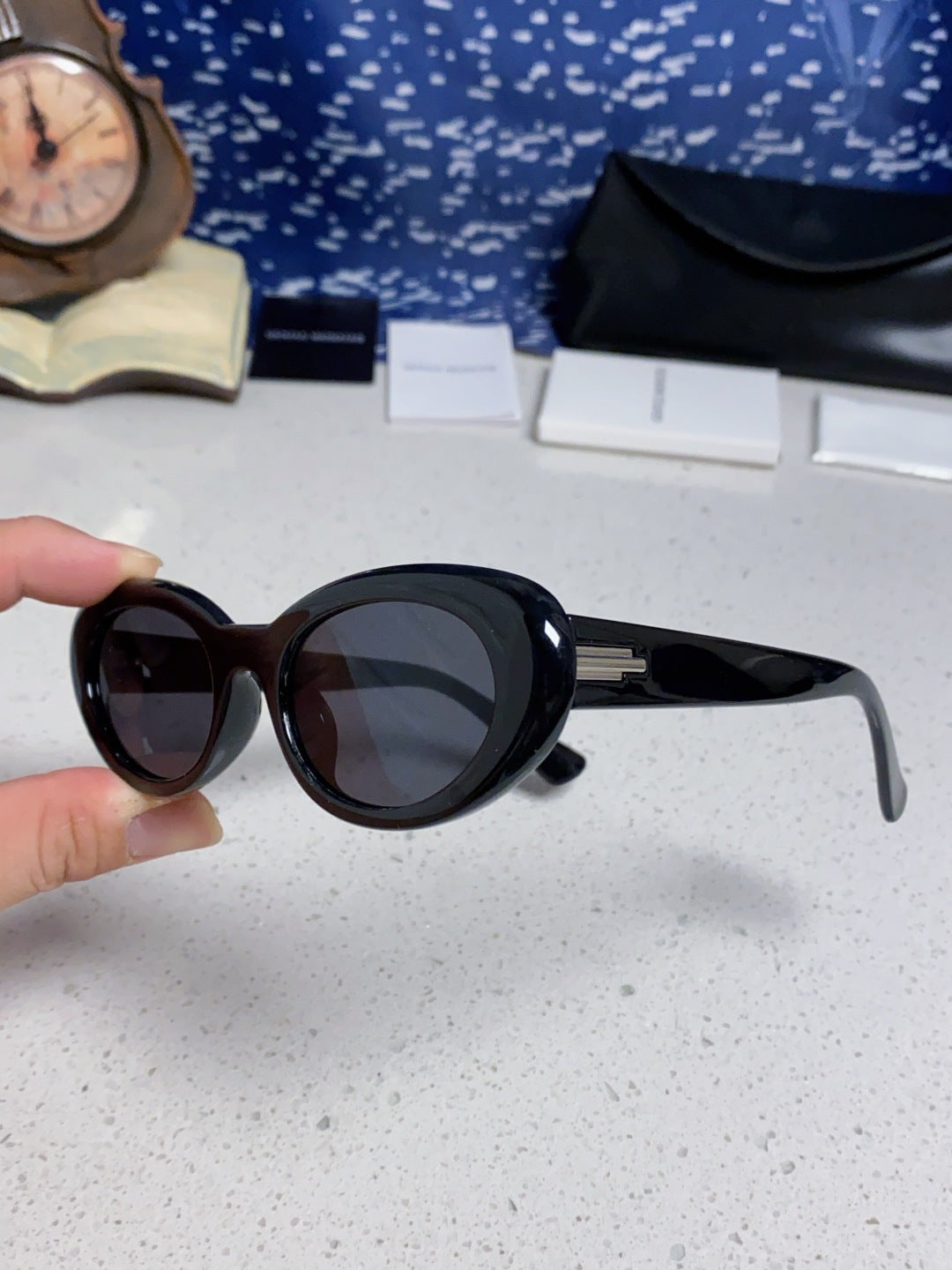 Gentle Monster Polarized Oval Orange Lens Sunglasses for Men - detail image 6