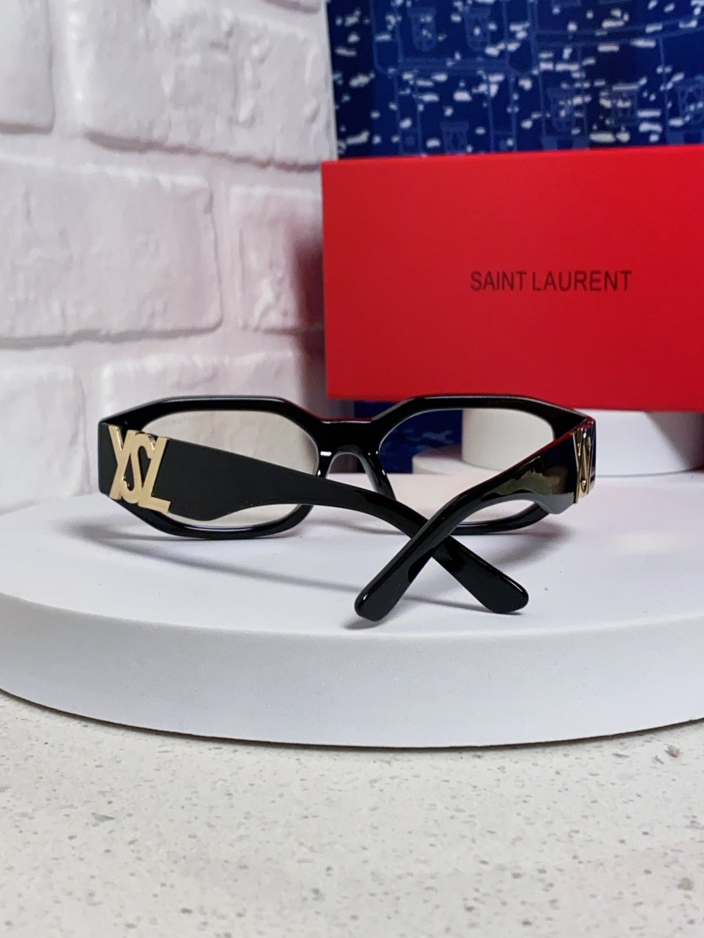 Saint Laurent Round Silver Lens Sunglasses for Men & Women - 465449 - detail image 3