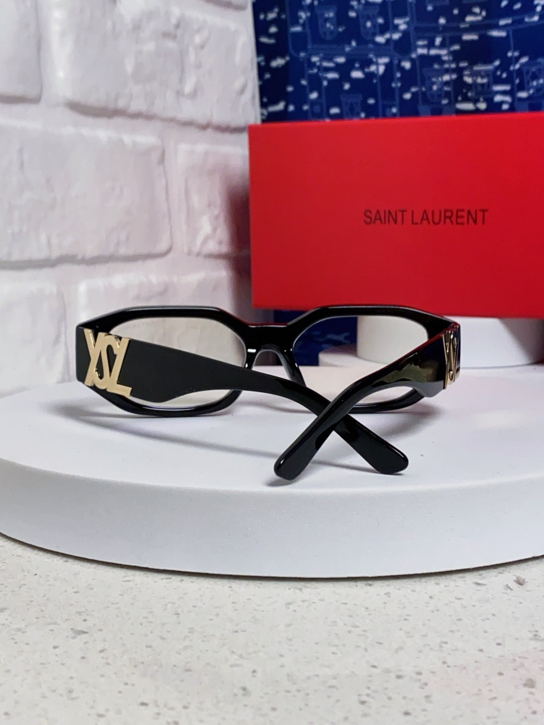 Saint Laurent Round Silver Lens Sunglasses for Men & Women - 465449 - detail image 3