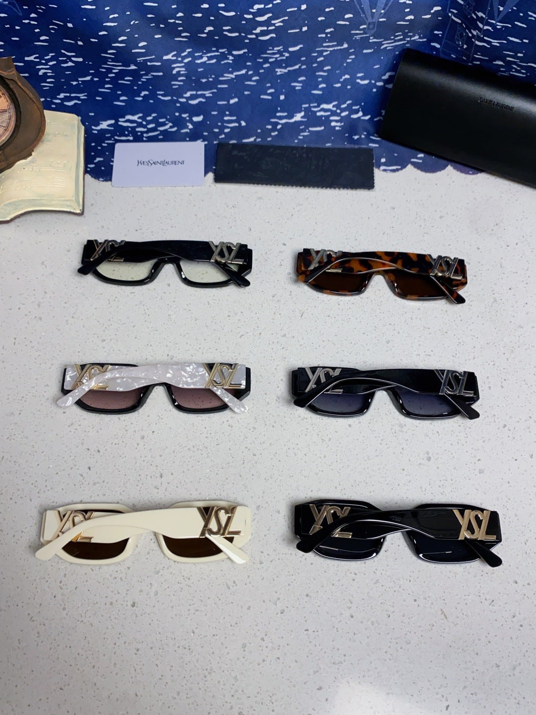 Saint Laurent Round Brown Lens Sunglasses for Men & Women - 465451 - detail image 11