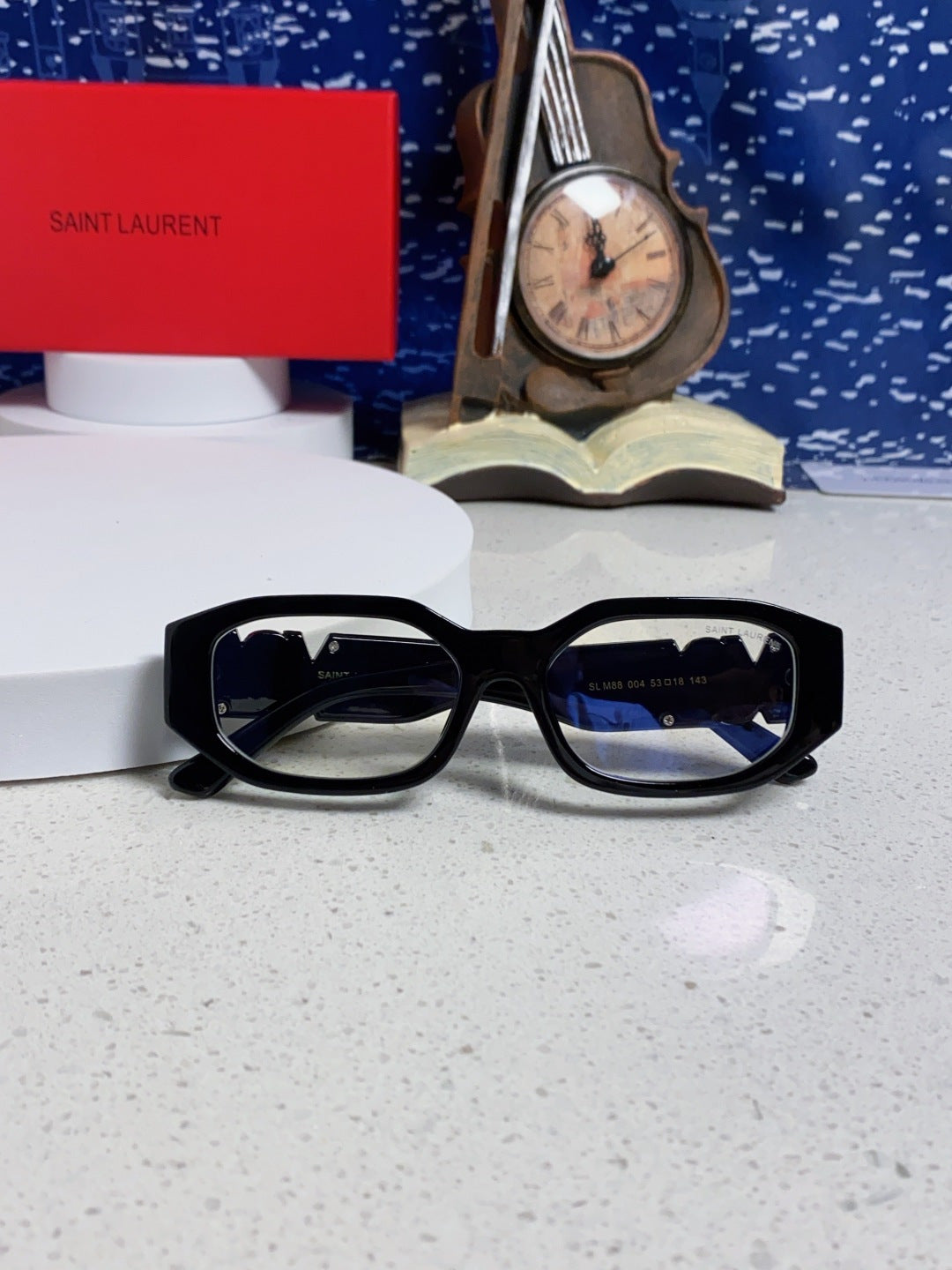 Saint Laurent Round Silver Lens Sunglasses for Men & Women - 465449 - detail image 9