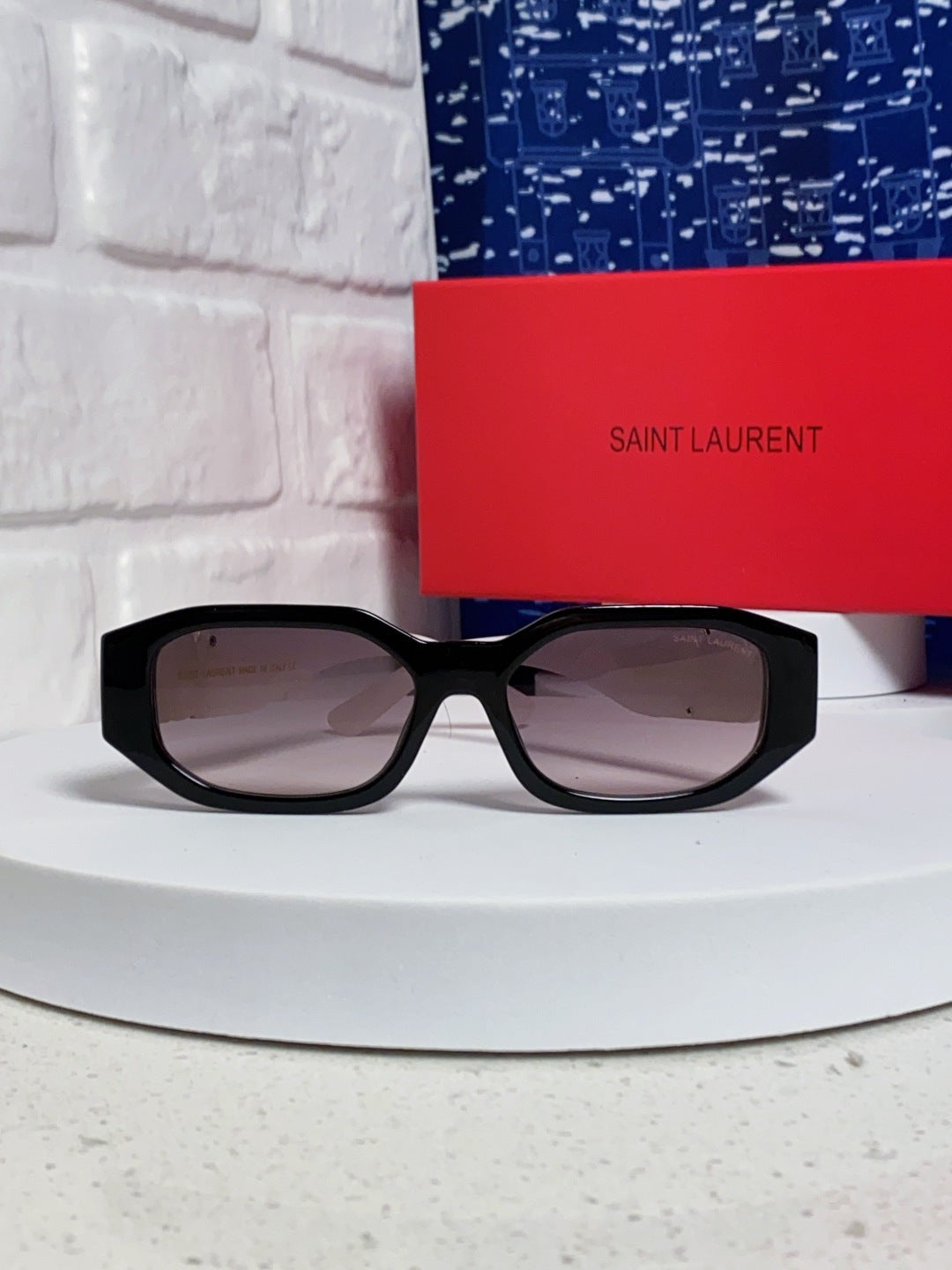 Saint Laurent Round Silver Lens Sunglasses for Men & Women - detail image 2