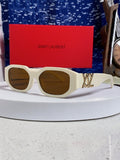 Saint Laurent Round Brown Lens Sunglasses for Men & Women - 465451