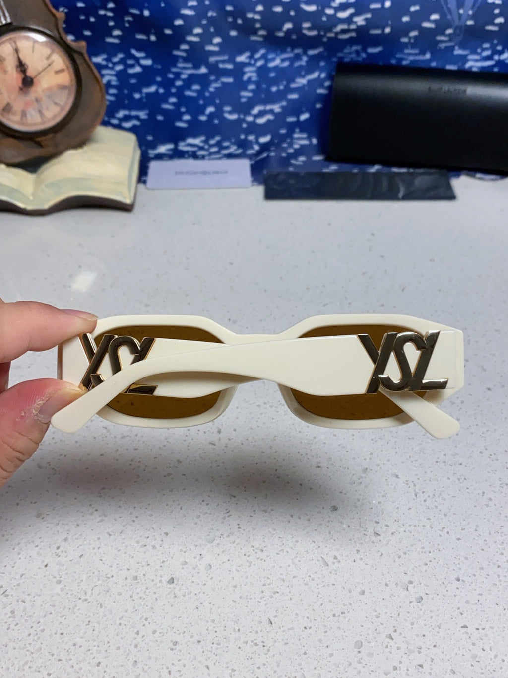 Saint Laurent Round Brown Lens Sunglasses for Men & Women - 465451 - detail image 5