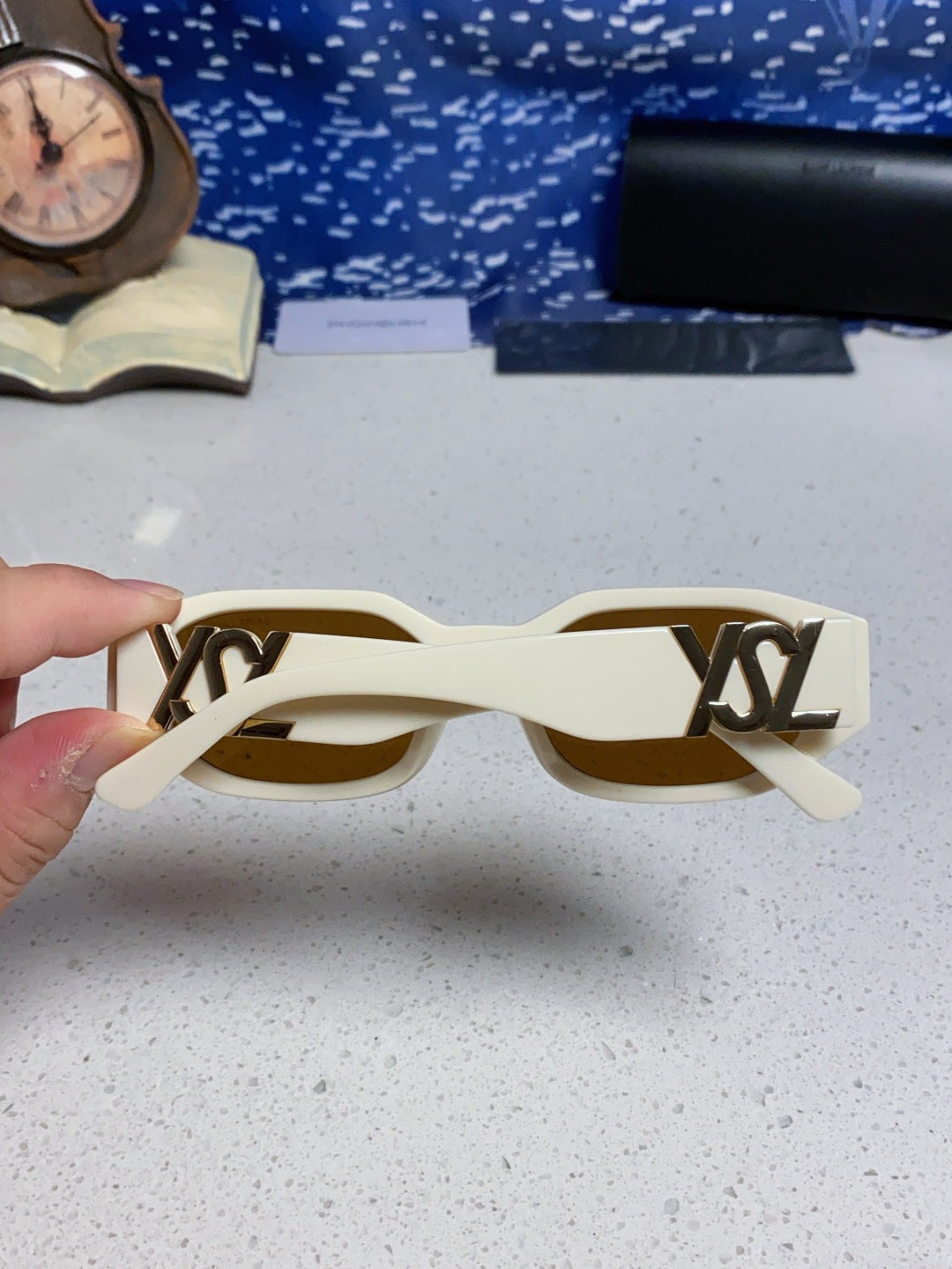 Saint Laurent Round Brown Lens Sunglasses for Men & Women - 465451 - detail image 5