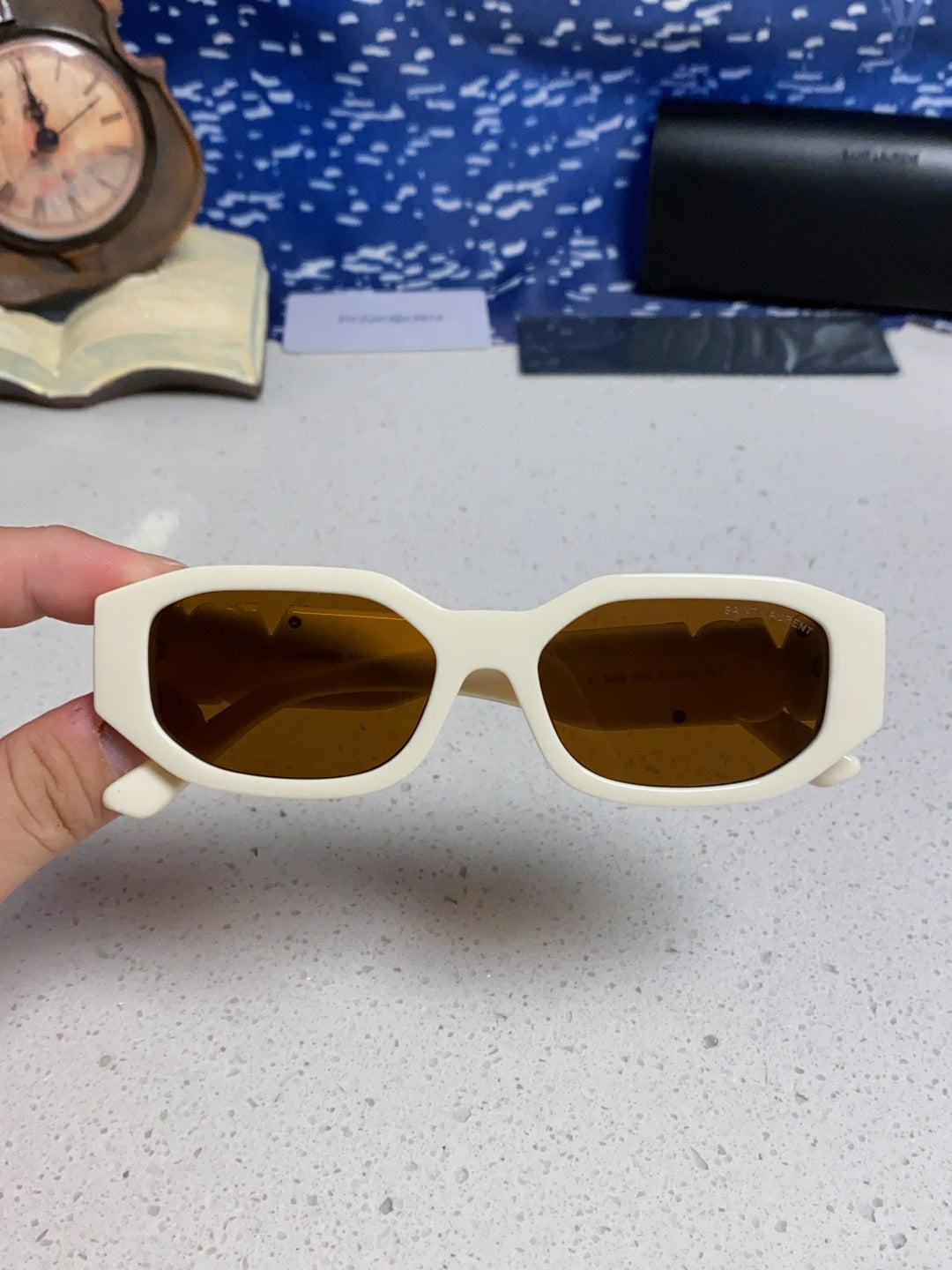 Saint Laurent Round Brown Lens Sunglasses for Men & Women - 465451 - detail image 4