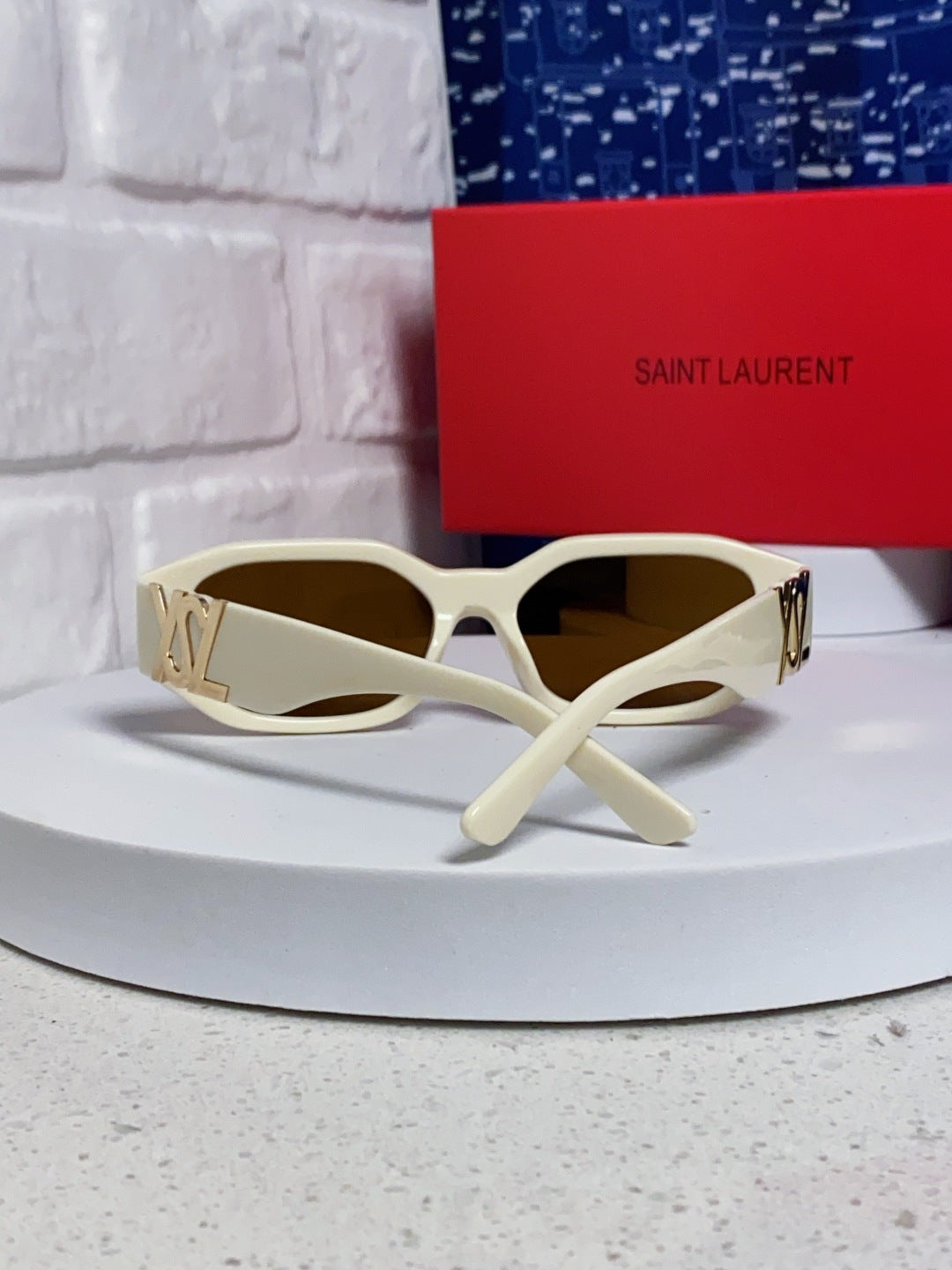 Saint Laurent Round Brown Lens Sunglasses for Men & Women - 465451 - detail image 3