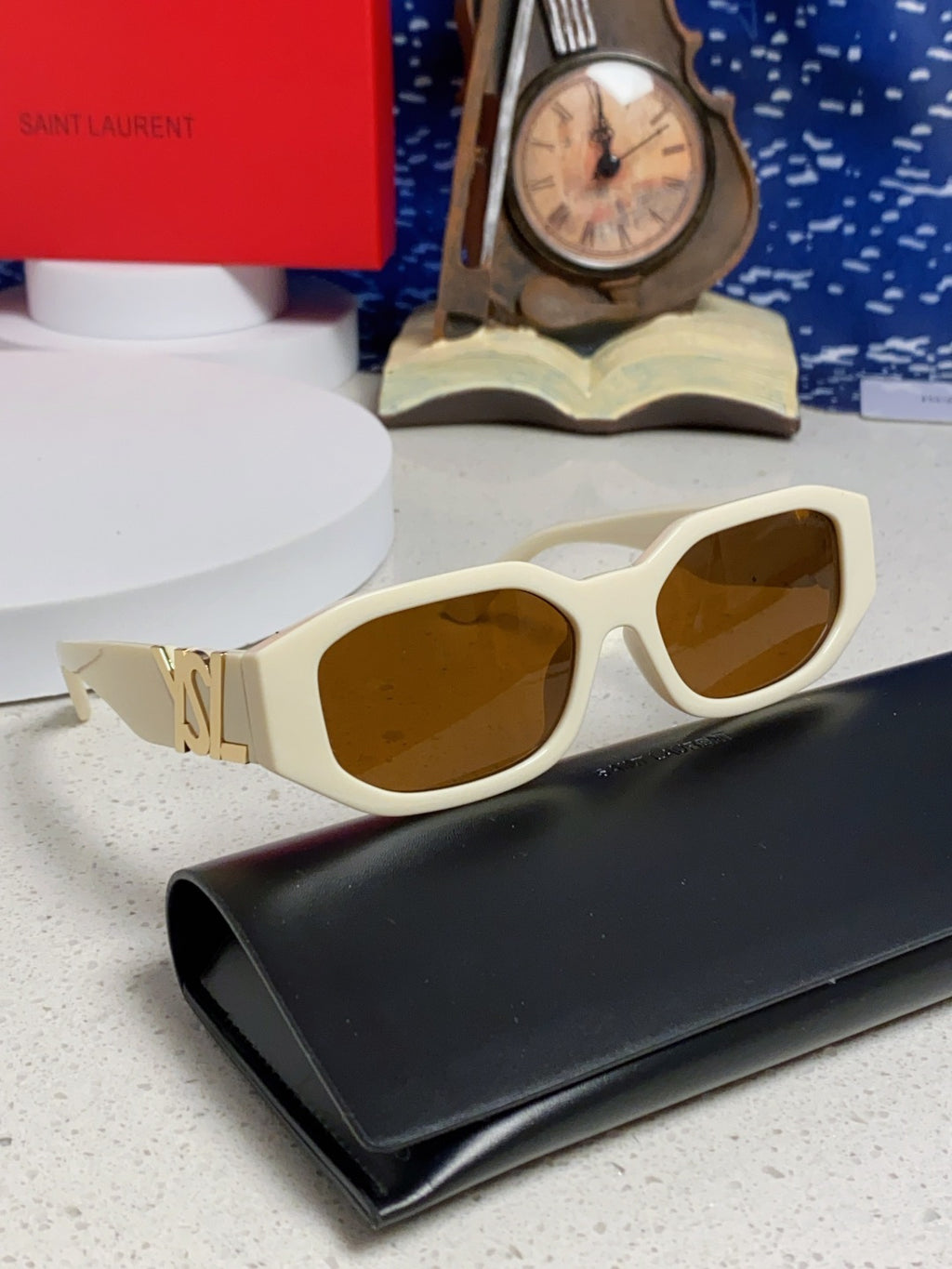 Saint Laurent Round Brown Lens Sunglasses for Men & Women - 465451 - detail image 10