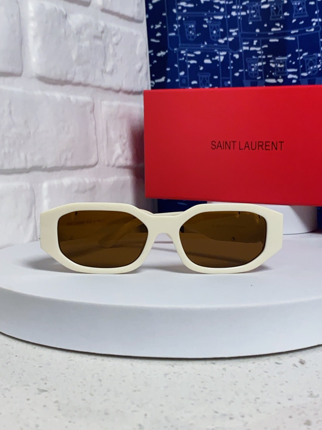Saint Laurent Round Brown Lens Sunglasses for Men & Women - 465451 - detail image 2