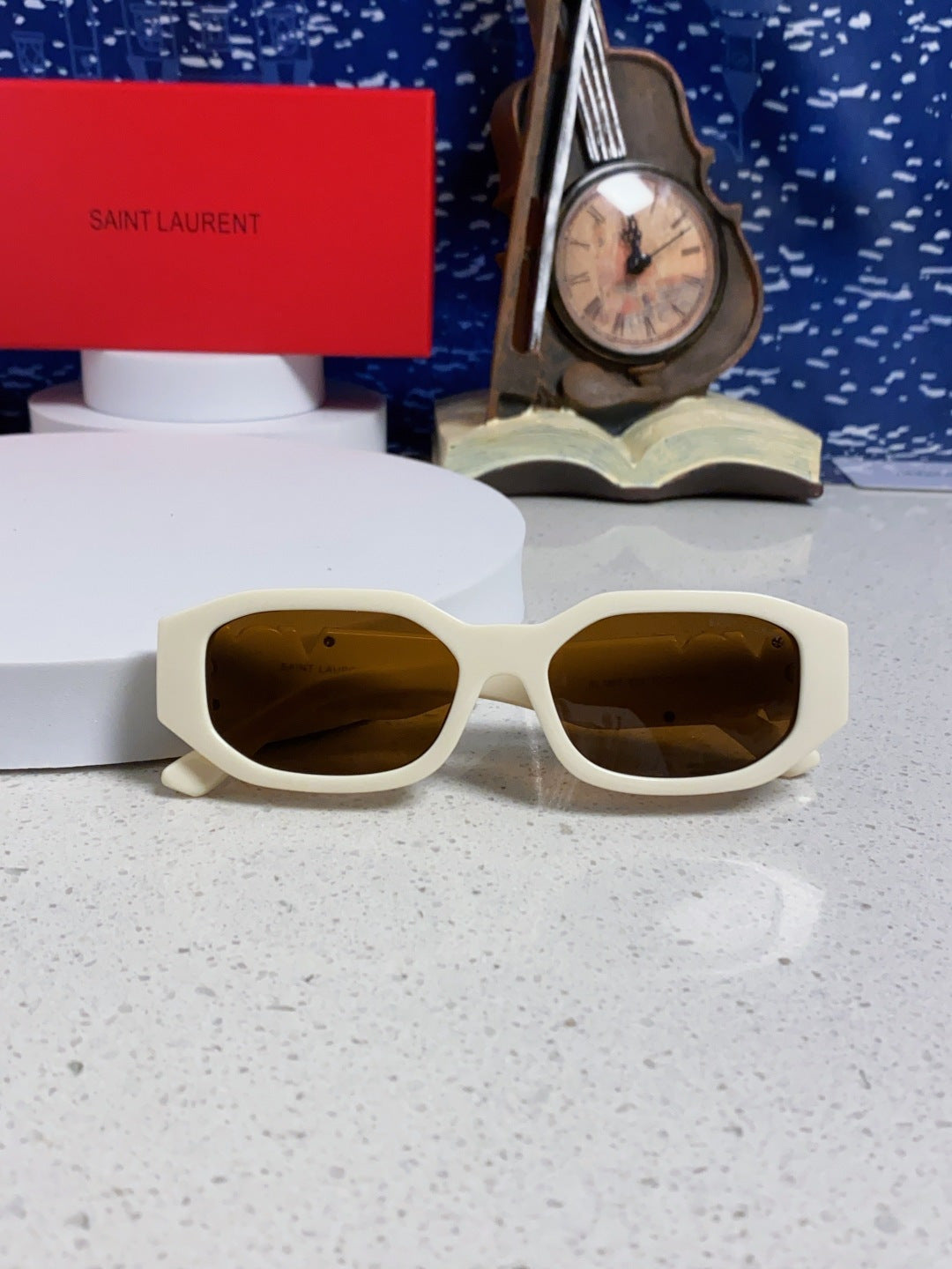 Saint Laurent Round Brown Lens Sunglasses for Men & Women - 465451 - detail image 9