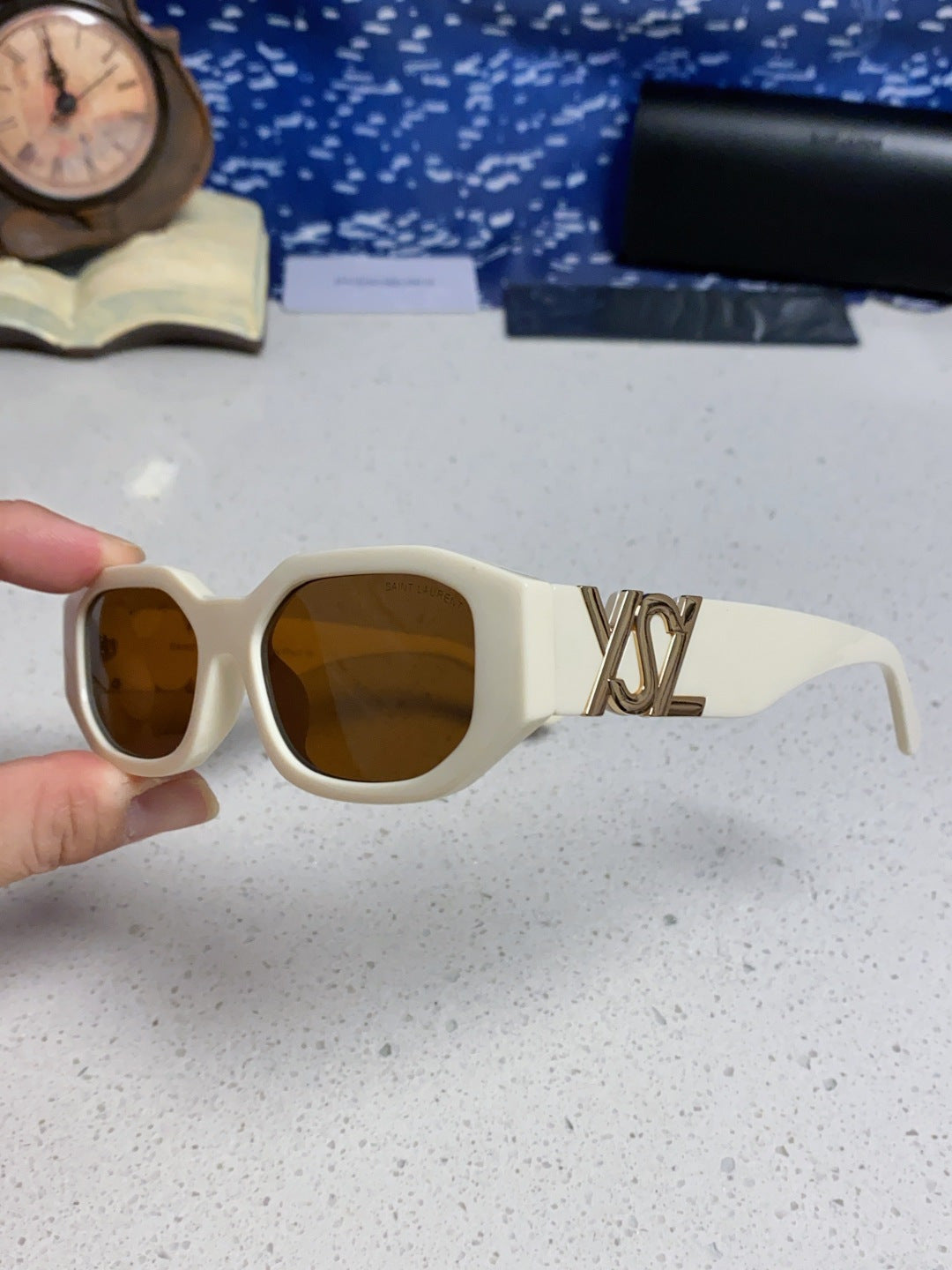 Saint Laurent Round Brown Lens Sunglasses for Men & Women - 465451 - detail image 6