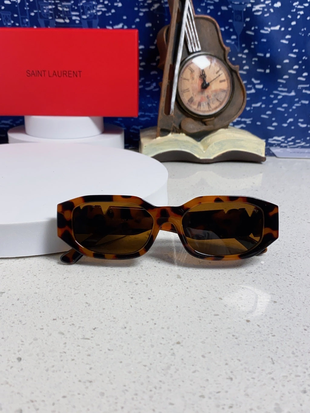 Saint Laurent Round Brown Lens Sunglasses for Men & Women - detail image 9