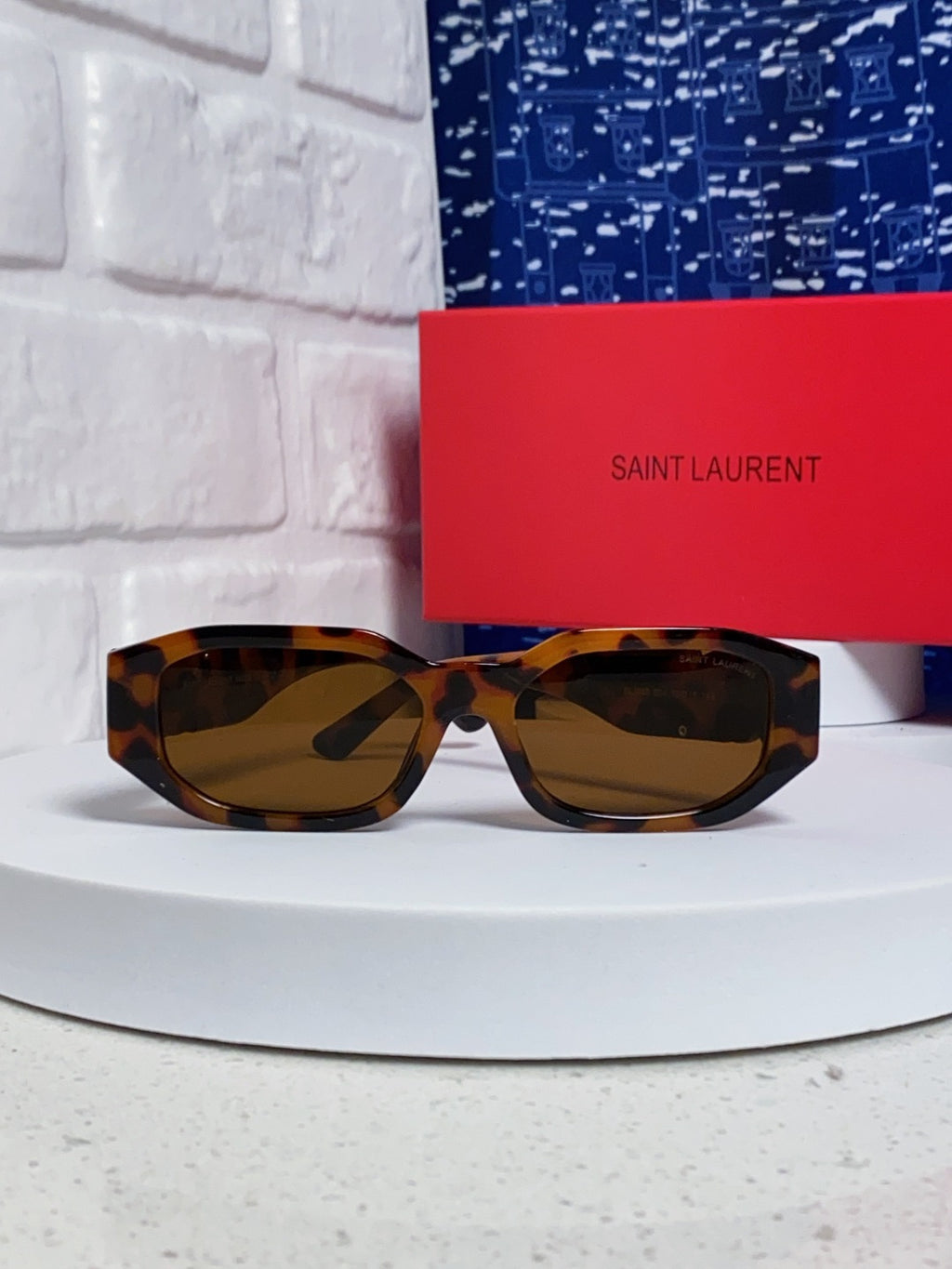 Saint Laurent Round Brown Lens Sunglasses for Men & Women - detail image 2